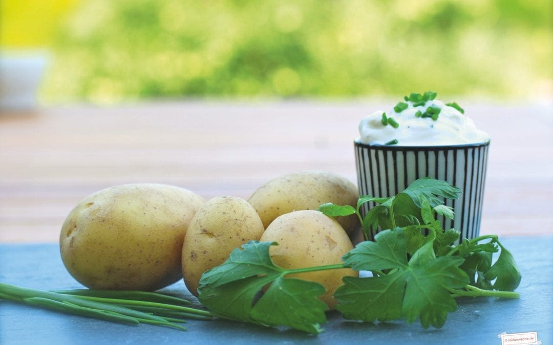Kartoffelgerichte, Pellkartoffeln mit Kräuterquark
