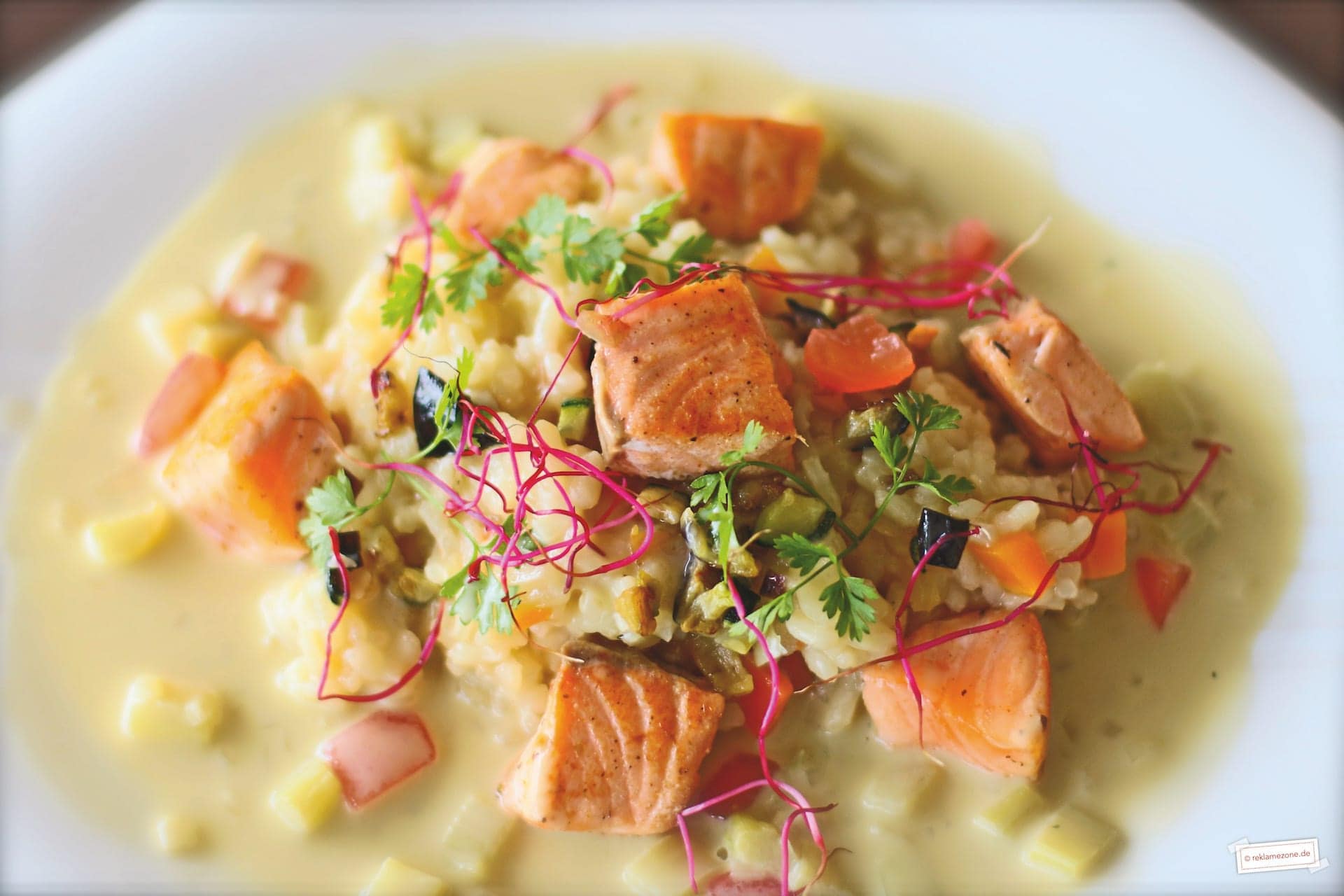 Reisgerichte, Risotto mit Lachs - Foto: reklamezone.de