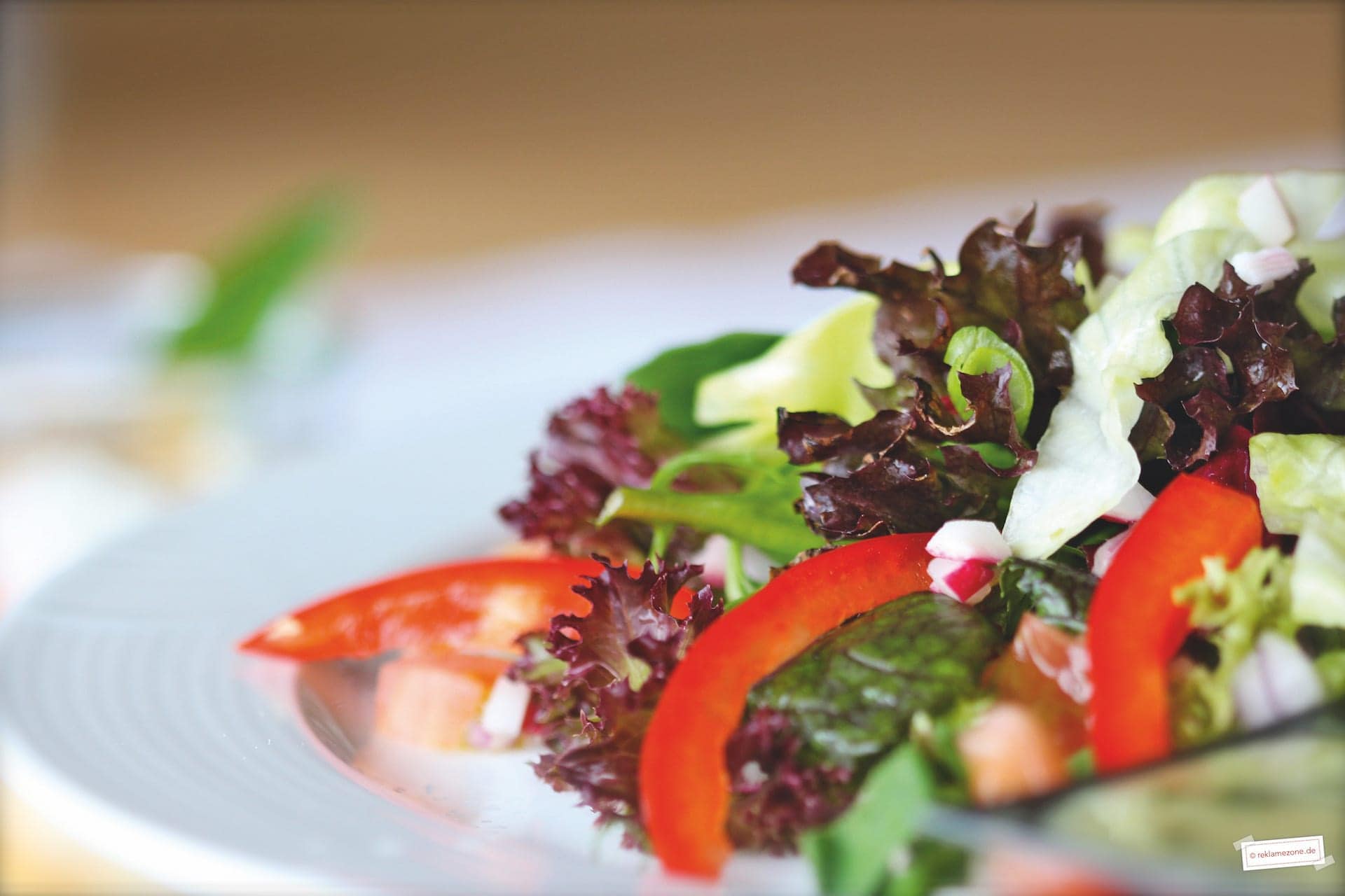 Salat mit Dressing, selbstgemacht - Foto: reklamezone.de