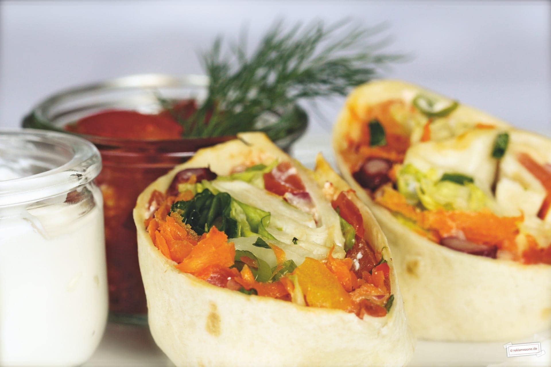 Wraps, mit selbstgemachter Salsa - Foto: reklamezone.de